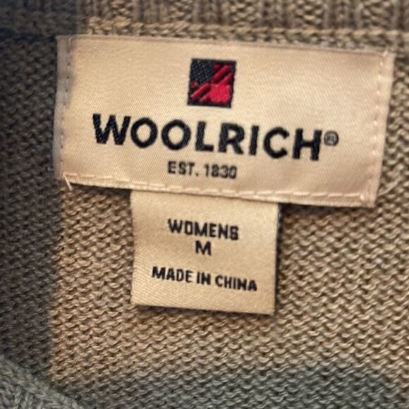 Woolrich full Zip Wool Blend Sweater. Size Medium. - Picture 4 of 7